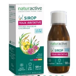 Sugar-free cough syrup for irritating coughs - Naturactive - 120 ml