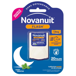 Novanuit Flash - 1.9 mg Melatonin - 20 Orodispersible Films