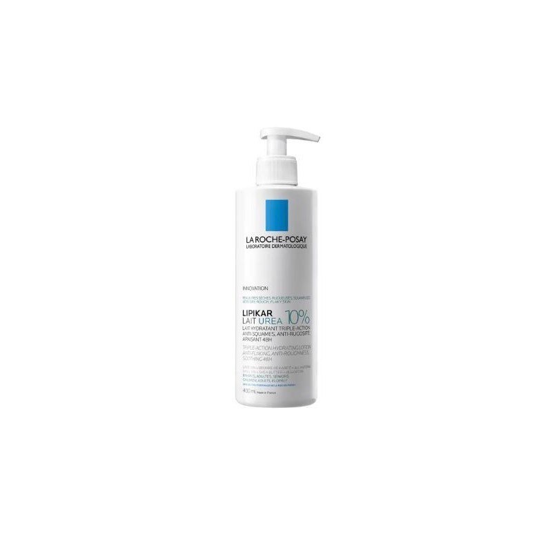 Lipikar Lait Urea 10% - Hydratant Triple Action - La Roche Posay - 400 ml