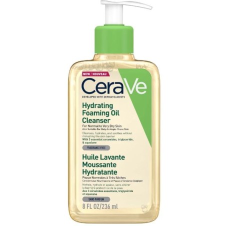 CeraVe Moisturizing Foaming Cleansing Oil - 236 ml