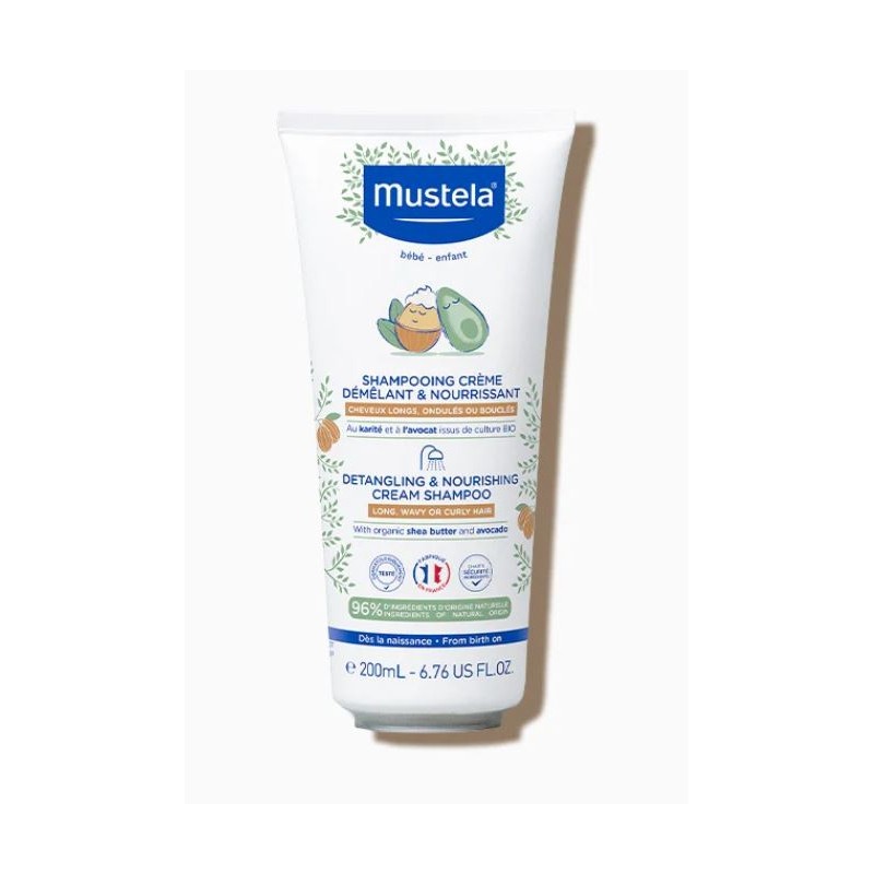 Shampooing Crème Démêlant et Nourrissant - Mustela - 200 ml