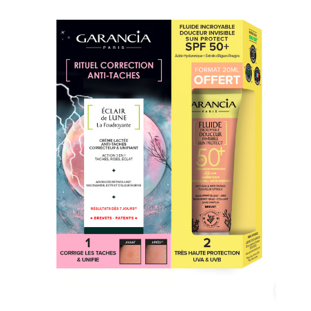 La Foudroyante Moonshine - Anti-stings Milk Cream - Garancia - 30 ml + Incredible Softness Fluid Sun Protect SPF 50+ 20 ml offer