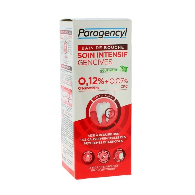 Bain de Bouche - Soin Intensif Gencives - Parogencyl - 300 ml - Parogencyl