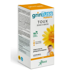 Toux Sèche et Grasse - Complexe Végétal & Miel - GrinTuss Pédiatric- 180g