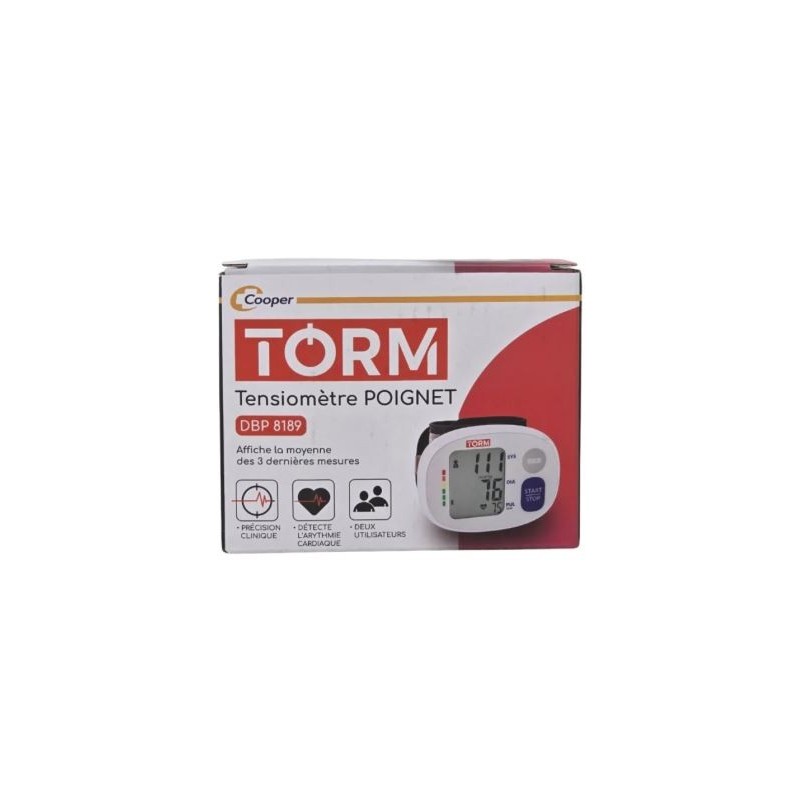 Tensiomètre Poignet -  Torm -  DBP8189