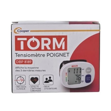 Wrist Blood Pressure Monitor - Torm - DBP8189