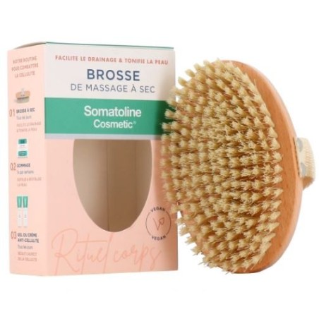 Brosse de Massage à Sec pour la cellulite - Somatoline cosmetic - Vegan