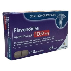 Flavonoïdes 1000 mg - Viatris Conseils - 18 Comprimés