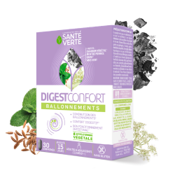 DigestConfort Ballonements - Santé Verte - 30 Comprimés