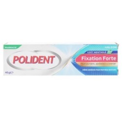  Crème Fixative Forte Pour Appareils Dentaire "Exclusif Pharmacie" Sans Zinc - Polident - 40g - Polident