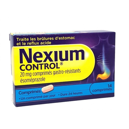 Nexium Control 20 mg Esomeprazole 14 Comprimés - Brulures d'Estomac - Reflux Acide