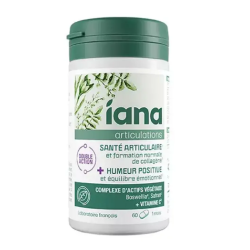 Iana Articulations - Santé Articulaire & Humeur Positive - 60 Comprimés