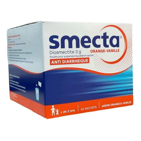Smecta Diosmectite 3g, 60 Sachets, Diarrhée - Ipsen