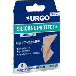 Pansements Silicone Protect+ - 2 Formats - Urgo - Boite de 8
