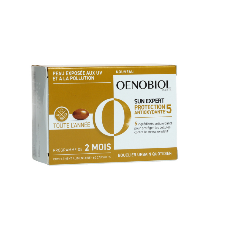 Protection Antioxydante 5 - Sun Expert - Oenobiol - 2 X 30 Capsules