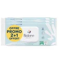 Pure Water Wipes - Biolane Expert - 60 wipes - 2+1 Promo Offer offered