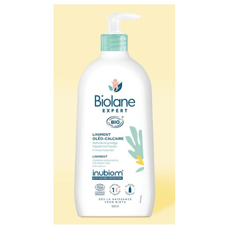 Liniment Oléo-Calcaire BIO - Biolane Expert - 500 ml