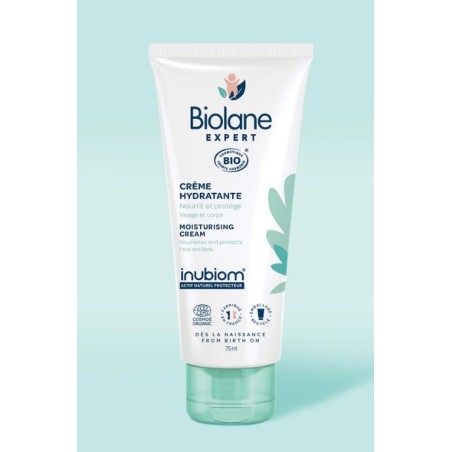 Organic Moisturizing Cream - Biolane Expert - 75 ml