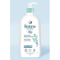 Gel Lavant Doux  Corps et Cheveux BIO - Biolane Expert - 500 ml