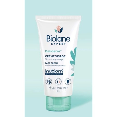 Crème Visage Deliderm - Biolane Expert - 50 ml
