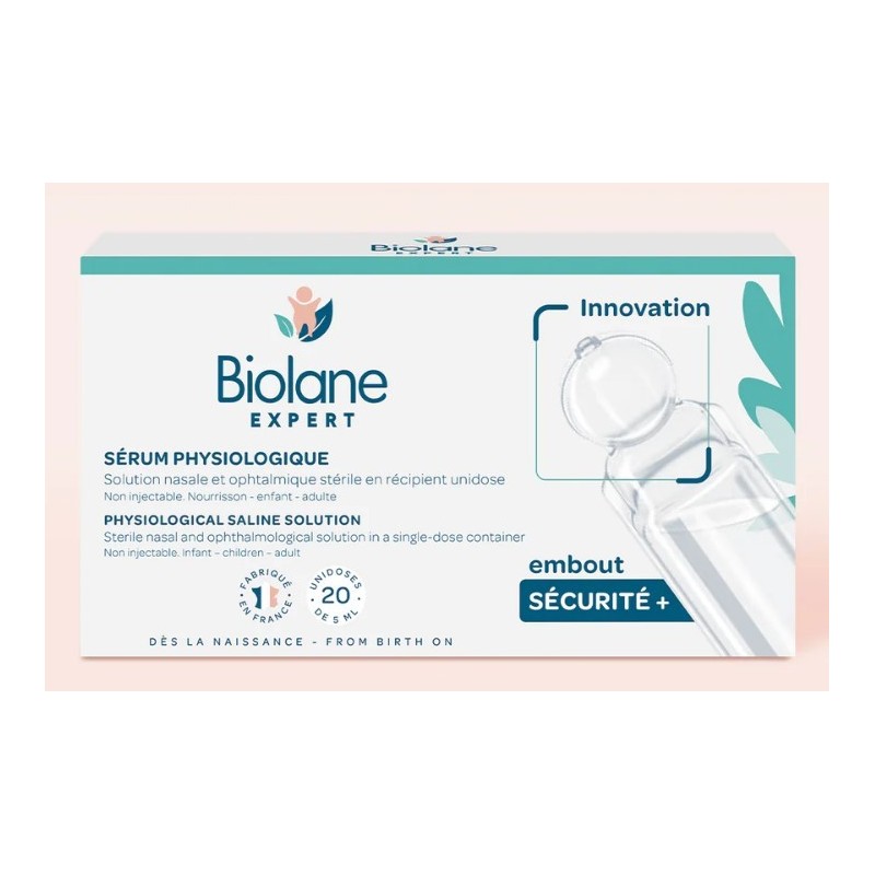 Single-dose Physiological Serum - Biolane Expert - 20 x 5 ml