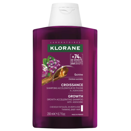 Shampoing Accélérateur de Pousse - Croissance - Klorane - 200 ml