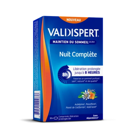 Valdispert Melatonin 1mg - Full Night - 30 Tablets