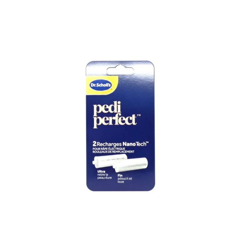 Pedi Perfect - 2 Recharges Nano Tech - Dr.Scholl