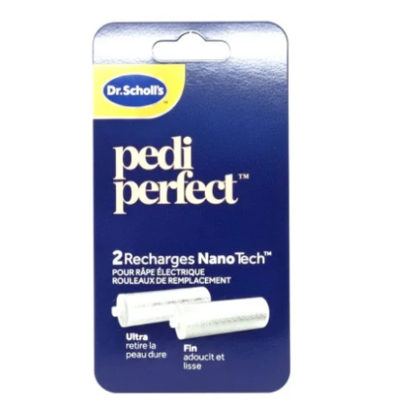 Pedi Perfect - 2 Recharges Nano Tech - Dr.Scholl's