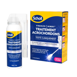 Traitement Acrochordons - Freee Away - Scholl - 12 Traitements
