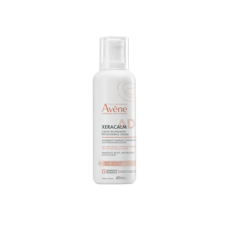 Xeracalm A.D Lipid-Replenishing Cream - Avène - 400 ml Pump Bottle