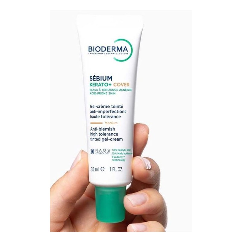 Kerato+ Cover Sébium Gel-crème Teinté - Bioderma - 30 ml
