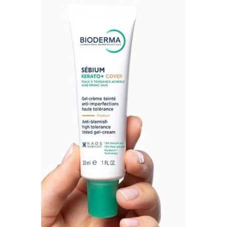 Kerato+ Cover Sébium Gel-crème Teinté - Bioderma - 30 ml