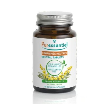 Comprimés Neutres Pour Les Huiles Essentielles, Puressentiel Expert, 30 Comprimés