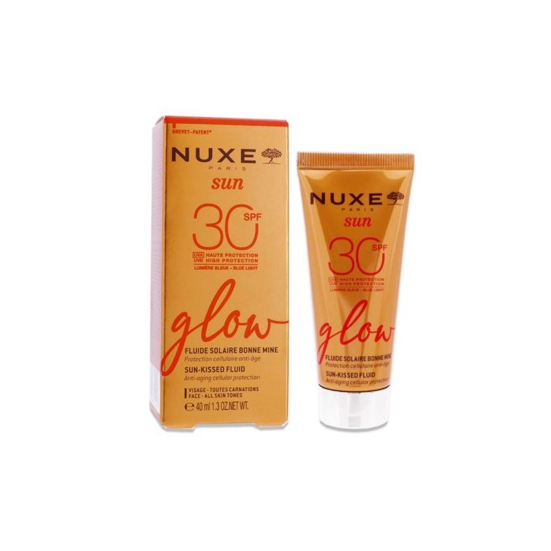 Fluide Solaire Bonne Mine - Glow - 30 SPF - Nuxe Sun - 40ml