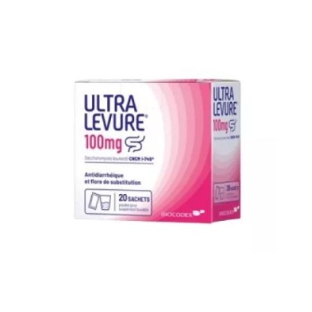 Ultra Levure 100mg, Diarrhoea, 20 sachets UltraLevure