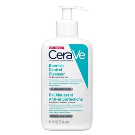 Gel Moussant Anti-imperfections - Peaux Acnéiques - CeraVe - 236 ml