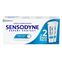 Lot de Dentifrice Rapide Action Sensodyne, 2 Tubes De 75 ml - Sensodyne Pro