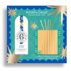 coffret Eau Parfumé Bienfaisante - Vanille Soleil - Roger & Gallet - 100 ml + diffuseur de parfum