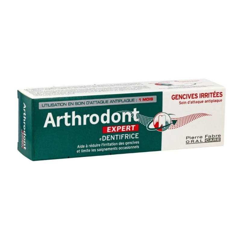 Dentifrice Gencives irritées et Antiplaque - Arthrodont Expert - 50ml