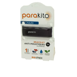 Bracelet Adulte  - Anti-Moustique - Parakito - 1 Bracelet - 2 Recharges