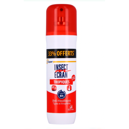 Insect Ecran - Répulsif Peau Spécial Tropiques - 100 ml - Insect écran