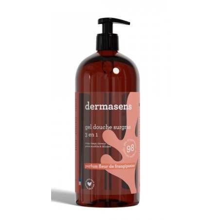 Extra-Rich Shower Gel - Frangipani Flower - Dermasens - 1L