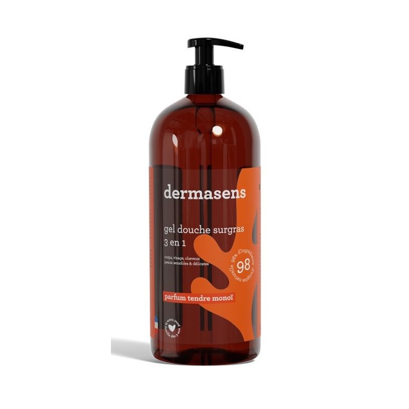 Extra-Rich Shower Gel - Tender Monoi - Dermasens - 1L