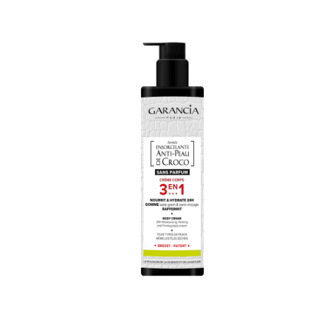 Formule Ensorcelante Anti-Peau De Croco Sans Parfum, Crème Corps 3 en 1 - Garancia, 400 ml