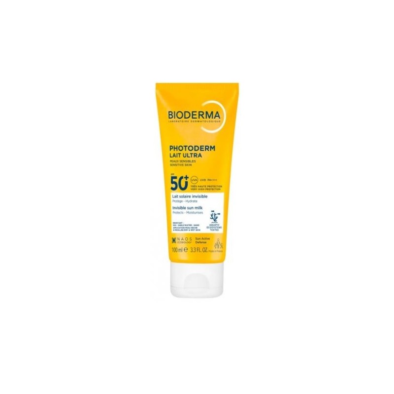 Photoderm Lait Ultra - Peaux Sensibles  SPF50+ - Bioderma - 100ml