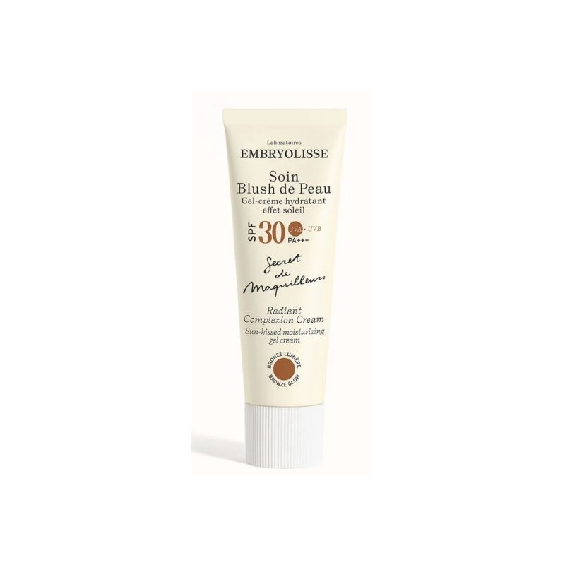 Skin Blush Care - Moisturizing Gel Cream with Sun Effect SPF30 - Light Bronze - Embryolisse - 50ml