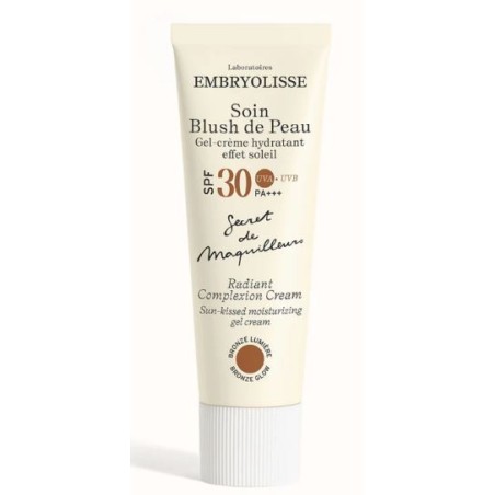 Skin Blush Care - Moisturizing Gel Cream with Sun Effect SPF30 - Light Bronze - Embryolisse - 50ml