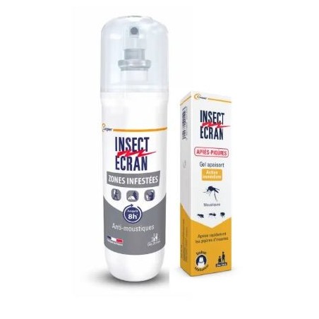 Insect Screen Infested Areas - Repellent + Soothing Gel - After-Bite Treatment - Adult and Child Skin - 100 ml - Insect Screen