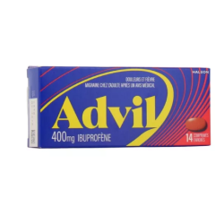 Advil 400mg of Ibuprofen, 14 coated tablets